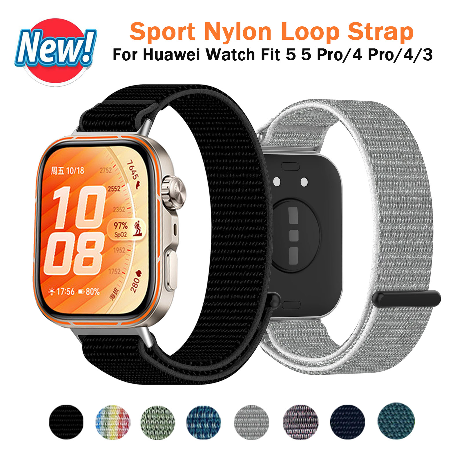 Huawei Smartwatch Watch Fit - Smart Watch Nylon Strap for Huawei