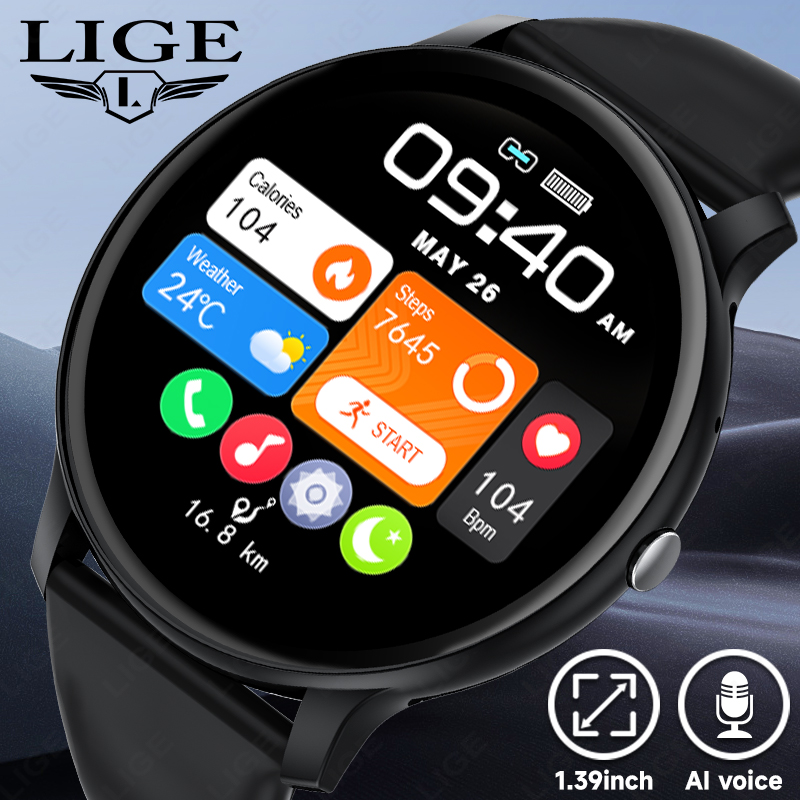 Smartwatch Latest Watches For Men - LIGE Bluetooth Call Women Smart Watch