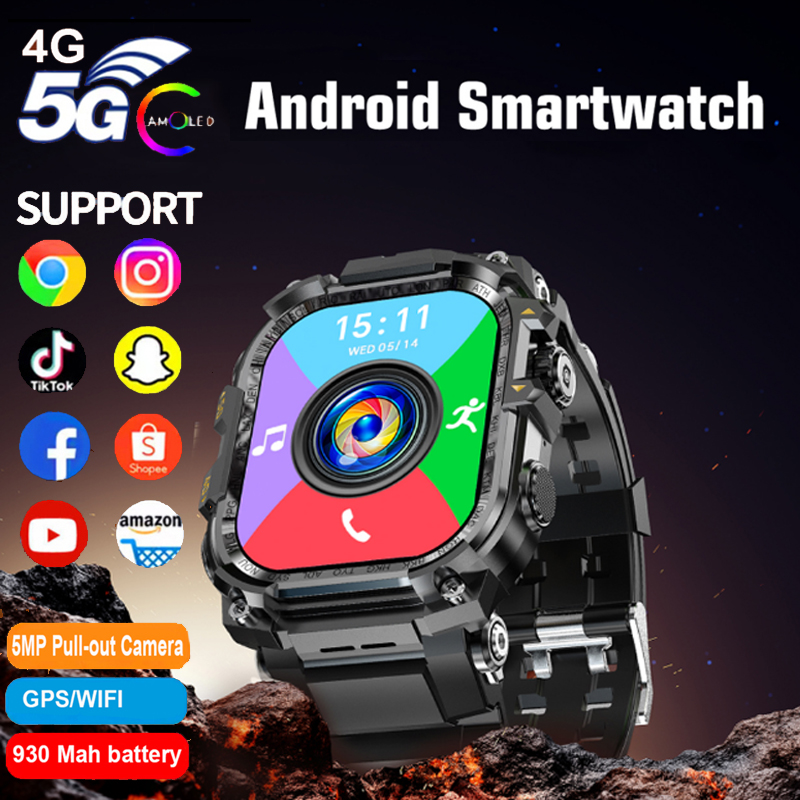 Smartwatch Watches For Women With Gps - 4G Android Men Women Smart Watch