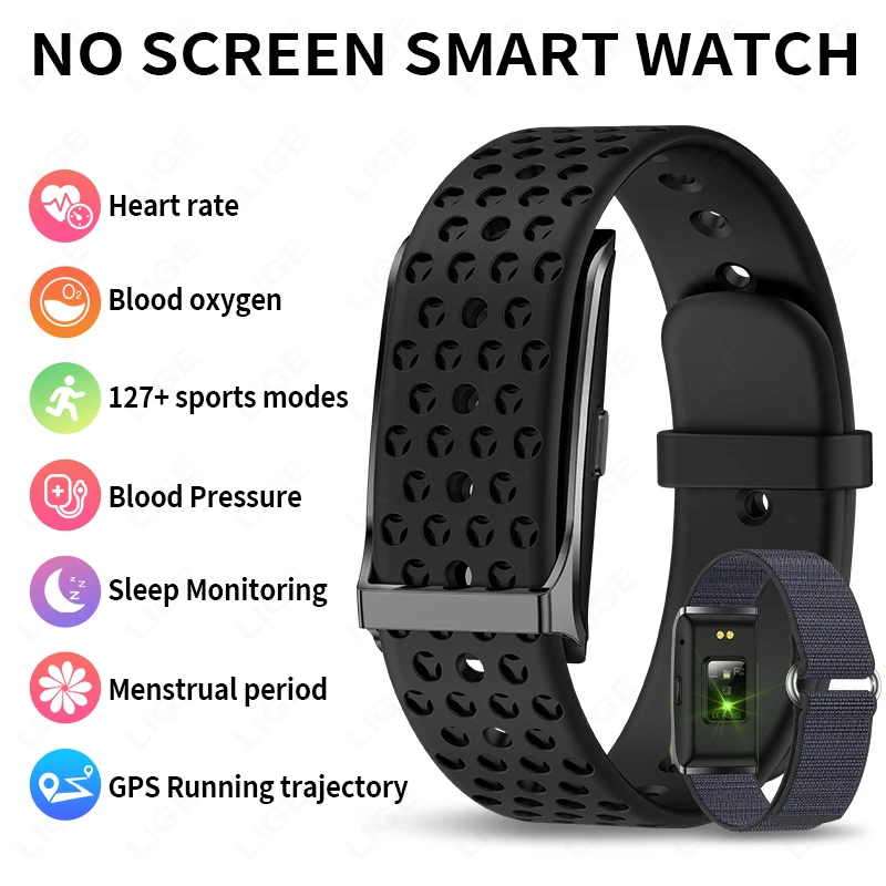 Smartwatch Latest Watches For Men - LIGE No Screen Smart Watch Health
