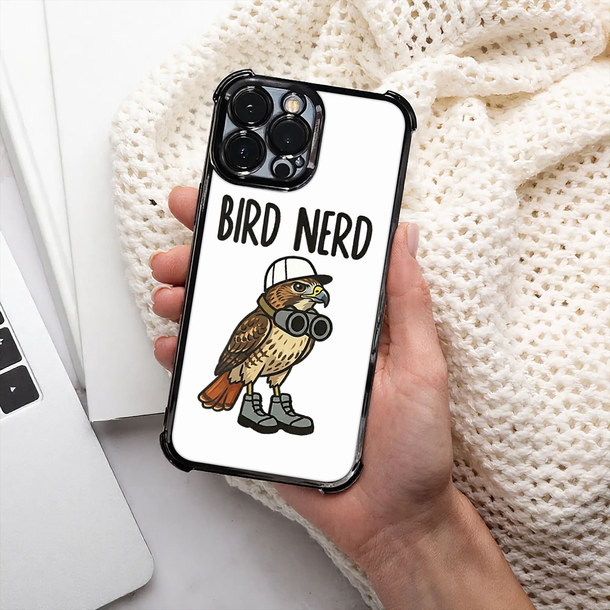 Watches Original - Funny Bird Nerd Watching Red Tailed
