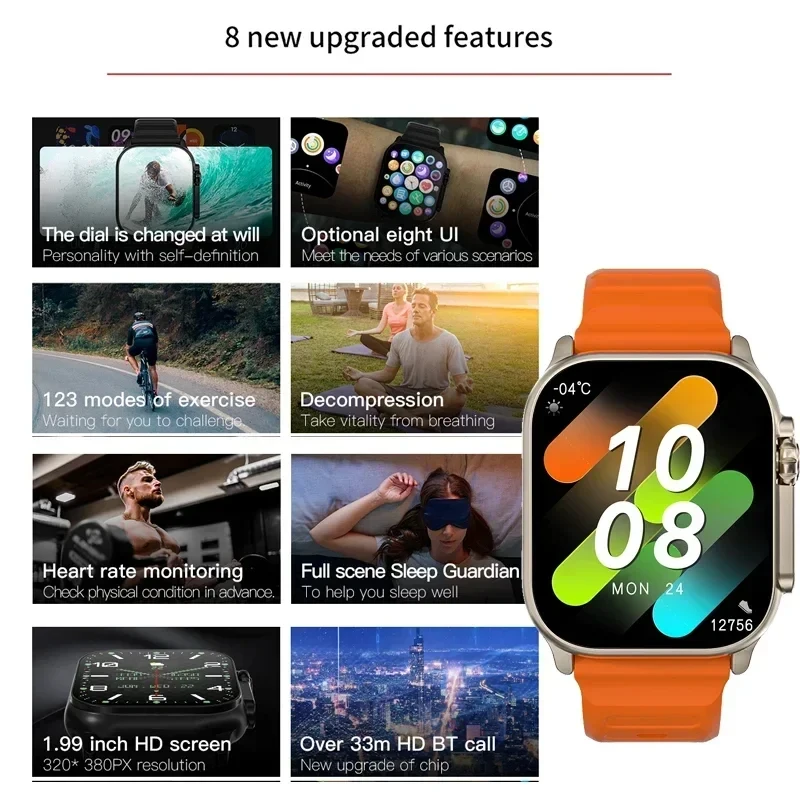 New Watch T10 Ultra Smart Watc - Smartwatch Watches For Women With Gps review and price