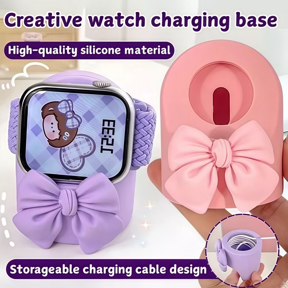 Bow Smart Watch Charger Stand  - Watch Charging Dock review and price