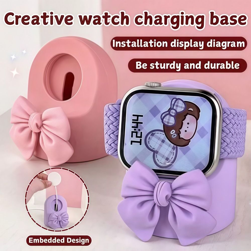 Bow Smart Watch Charger Stand  - Watch Charging Dock review and price