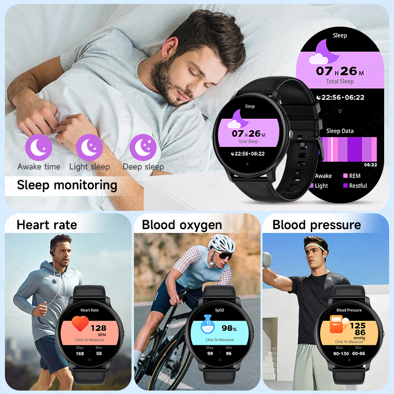 LIGE Bluetooth Call Women Smar - Smartwatch Latest Watches For Men review and price