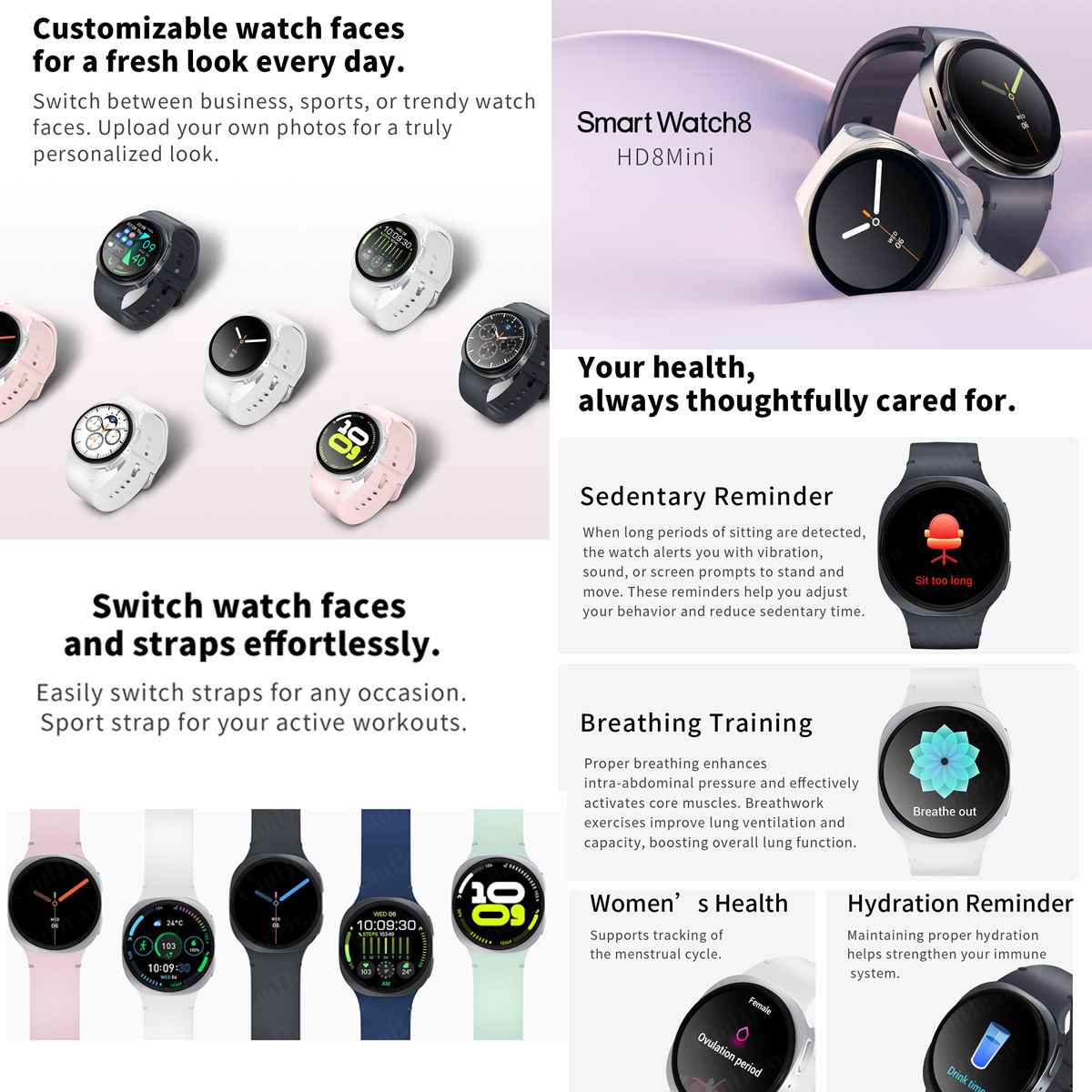 2026 New Watches 8 Mini GPS Tr - Smartwatch Watches For Women With Gps review and price