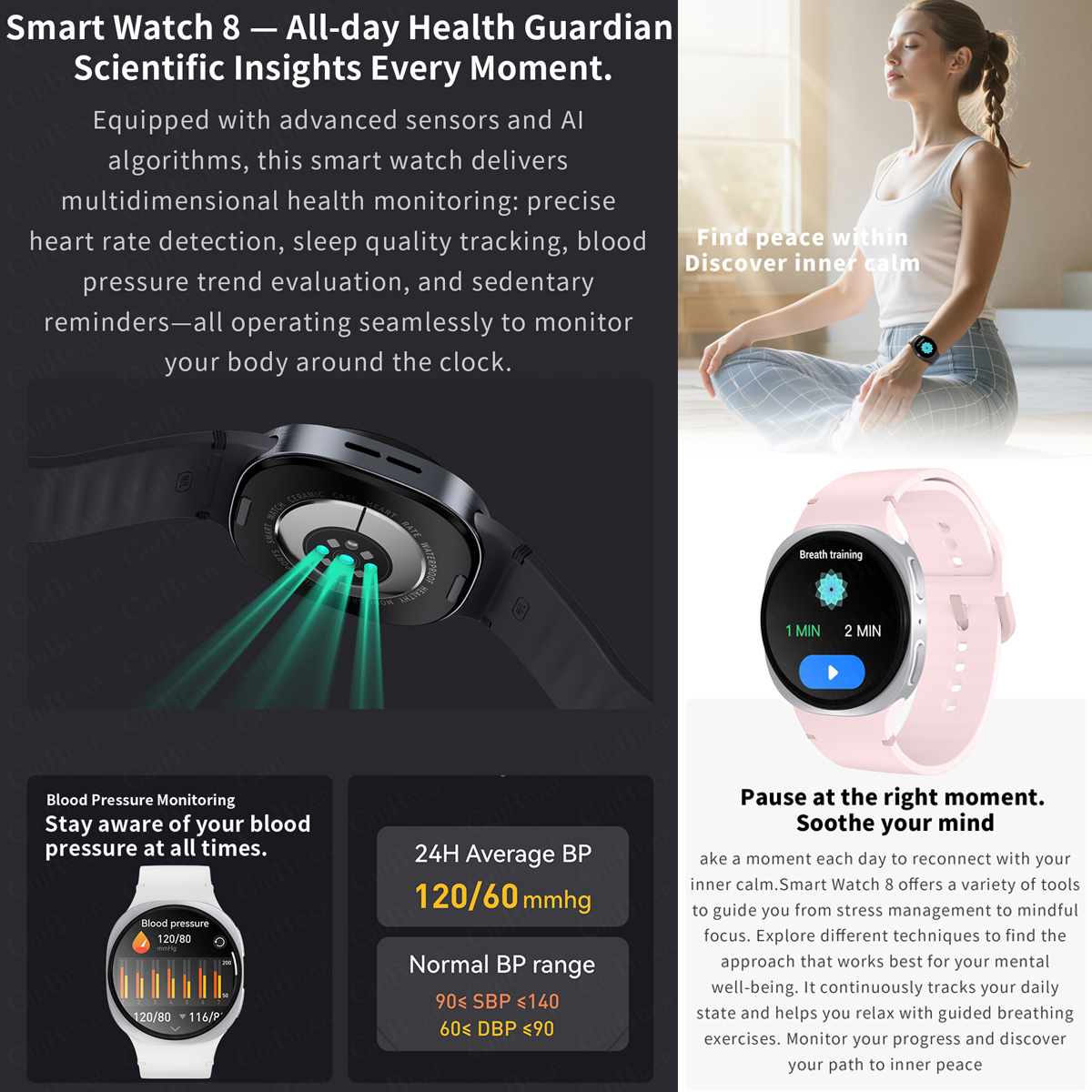 2026 New Watches 8 Mini GPS Tr - Smartwatch Watches For Women With Gps review and price