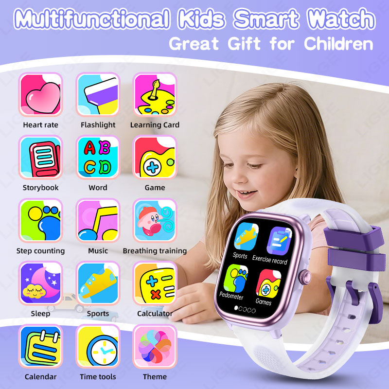 LIGE Kids Smart Watch 1.83inch - Smartwatch Watches Gift For Girls review and price