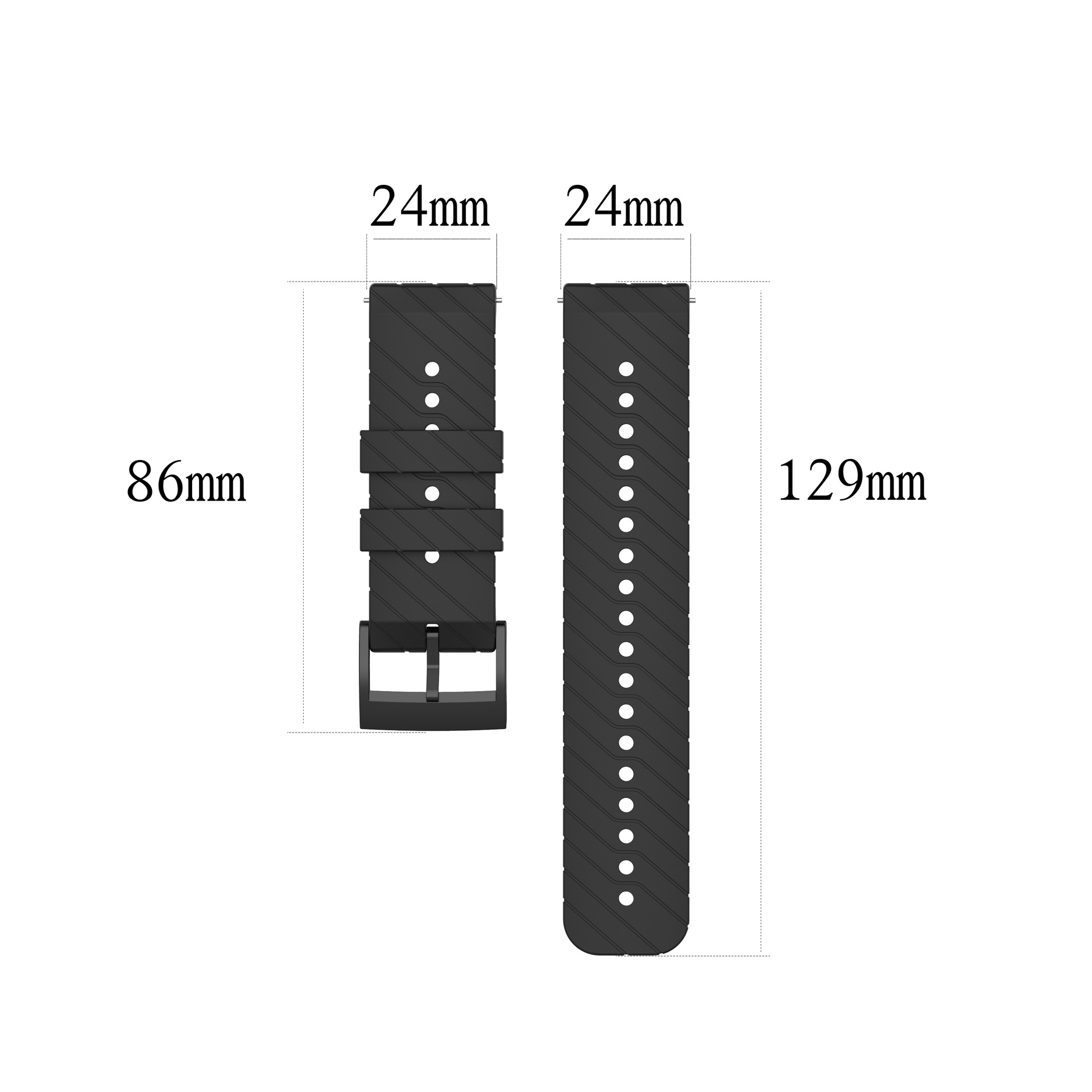 Silicone Strap for suunto 9 ba - Fossil Watches Smartwatch Hybrid review and price