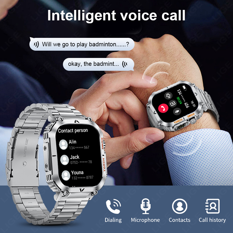 LIGE Men Outdoor Smartwatch 20 - Smartwatch Latest Watches For Men review and price