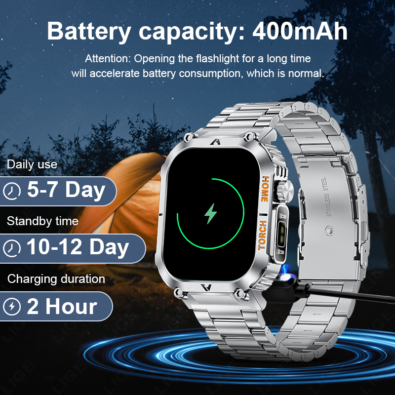 LIGE Men Outdoor Smartwatch 20 - Smartwatch Latest Watches For Men review and price