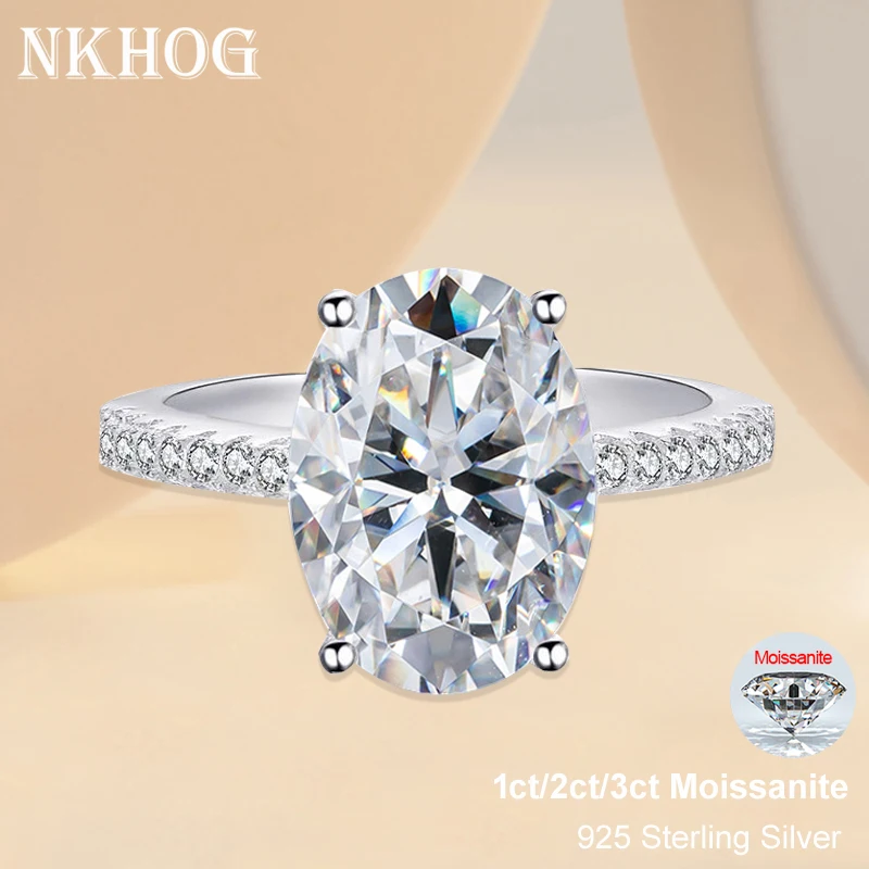 NKHOG 1ct 2ct 3ct Oval Moissan - Vs Smartwatch review and price