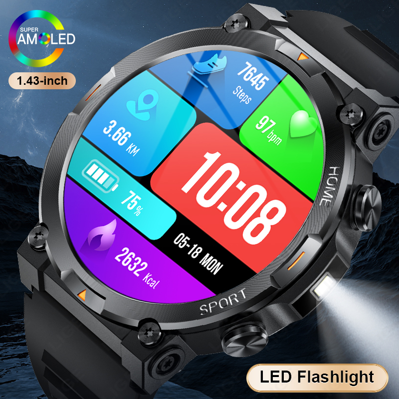 LIGE 2026 Men Smart Watch 1.43 - Smartwatch Latest Watches For Men review and price