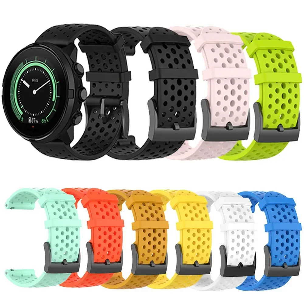 24mm Silicone Band For SUUNTO  - Fossil Watches Smartwatch Hybrid review and price