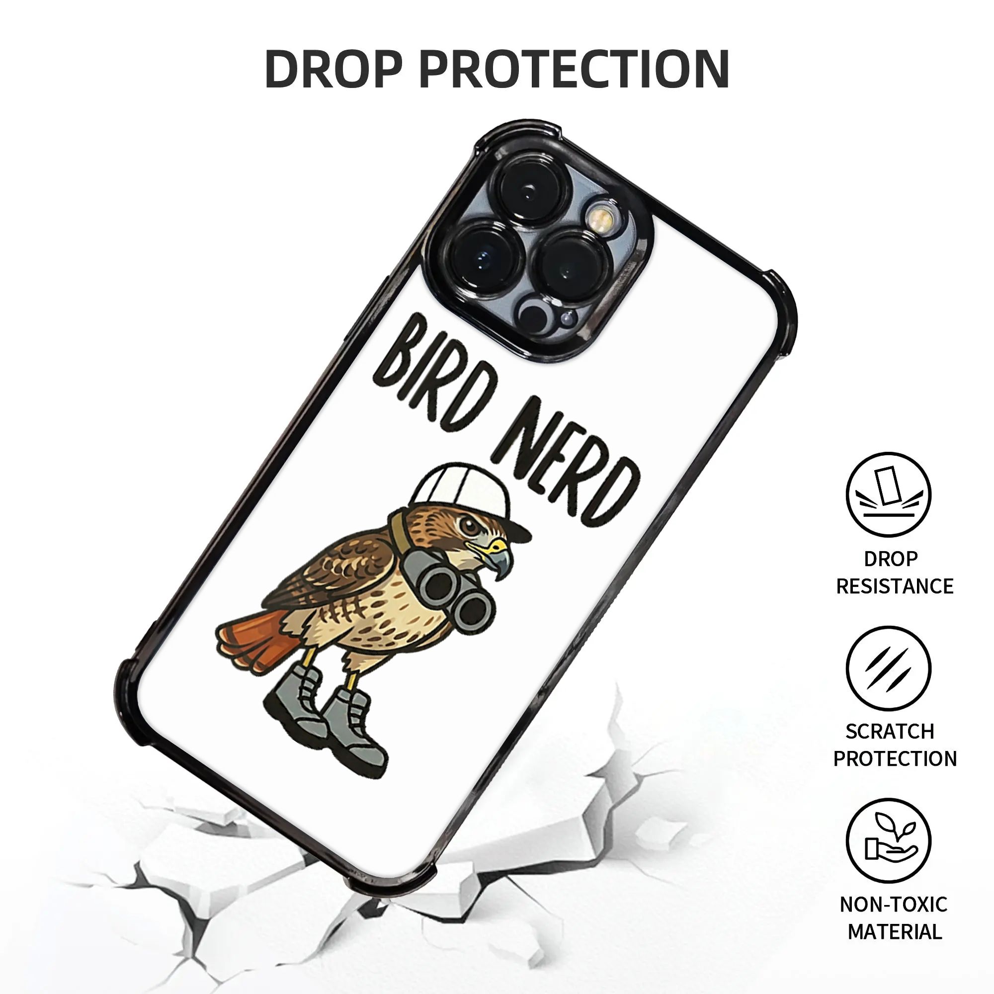 Funny Bird Nerd Watching Red T - Watches Original review and price