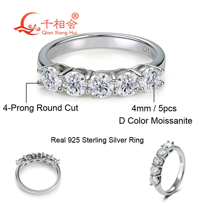 1.5ct 4mm round five stones D  - Vs Smartwatch review and price