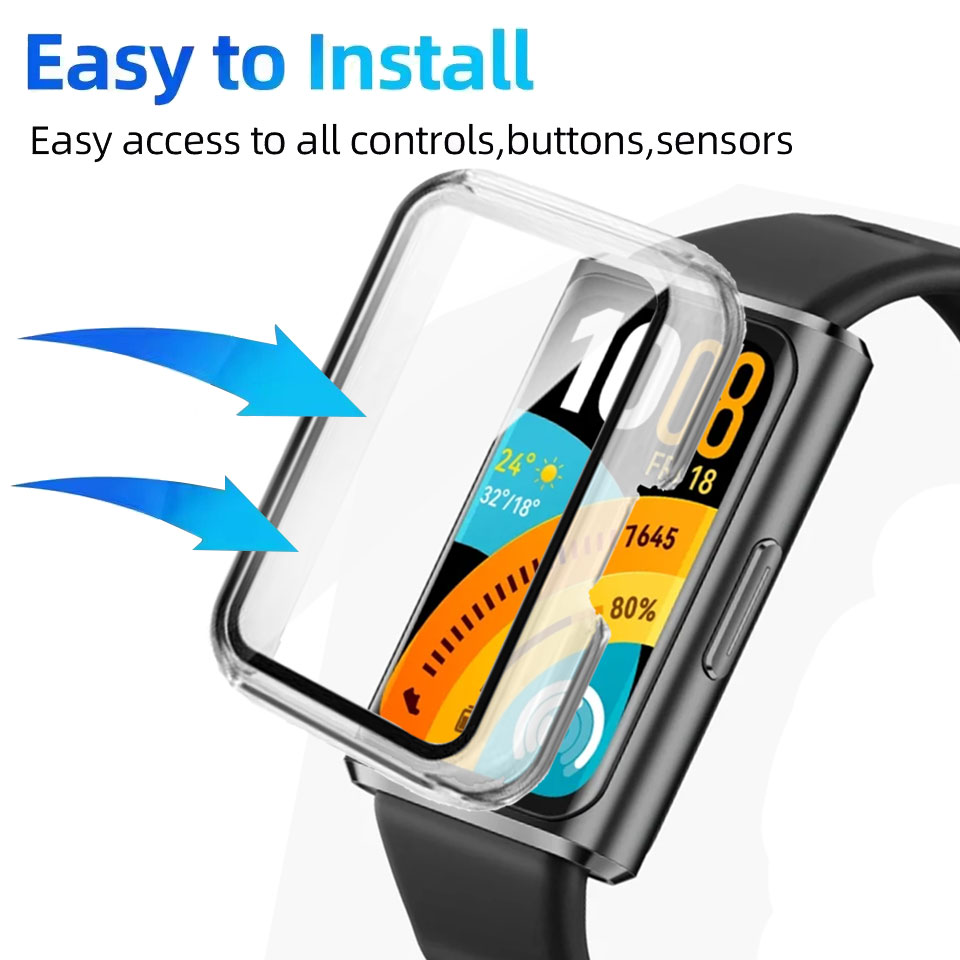 Tempered Glass+Case For Huawei - Smartwatch Watch Huawei review and price