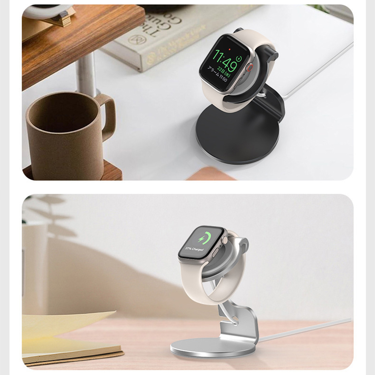 Aluminum Bracket Charger Dock  - Watch Charging Dock review and price