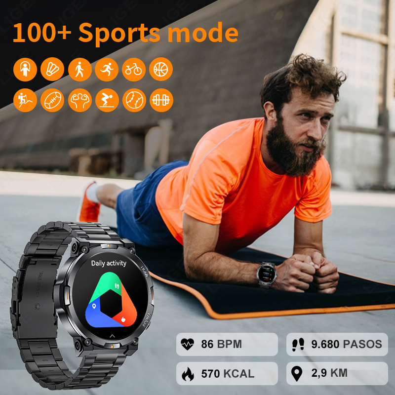 LIGE Outdoor Sports Smart Watc - Smartwatch Latest Watches For Men review and price