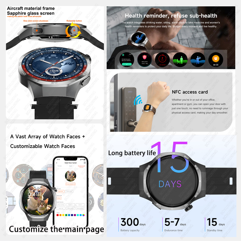 2026 New BOXUXING Watch 5 MAX  - Smartwatch Watches For Women With Gps review and price