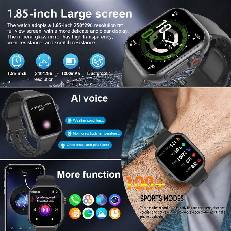 Watch Ultra K62 Men Women 1000 - Smartwatch Watches For Women With Gps review and price