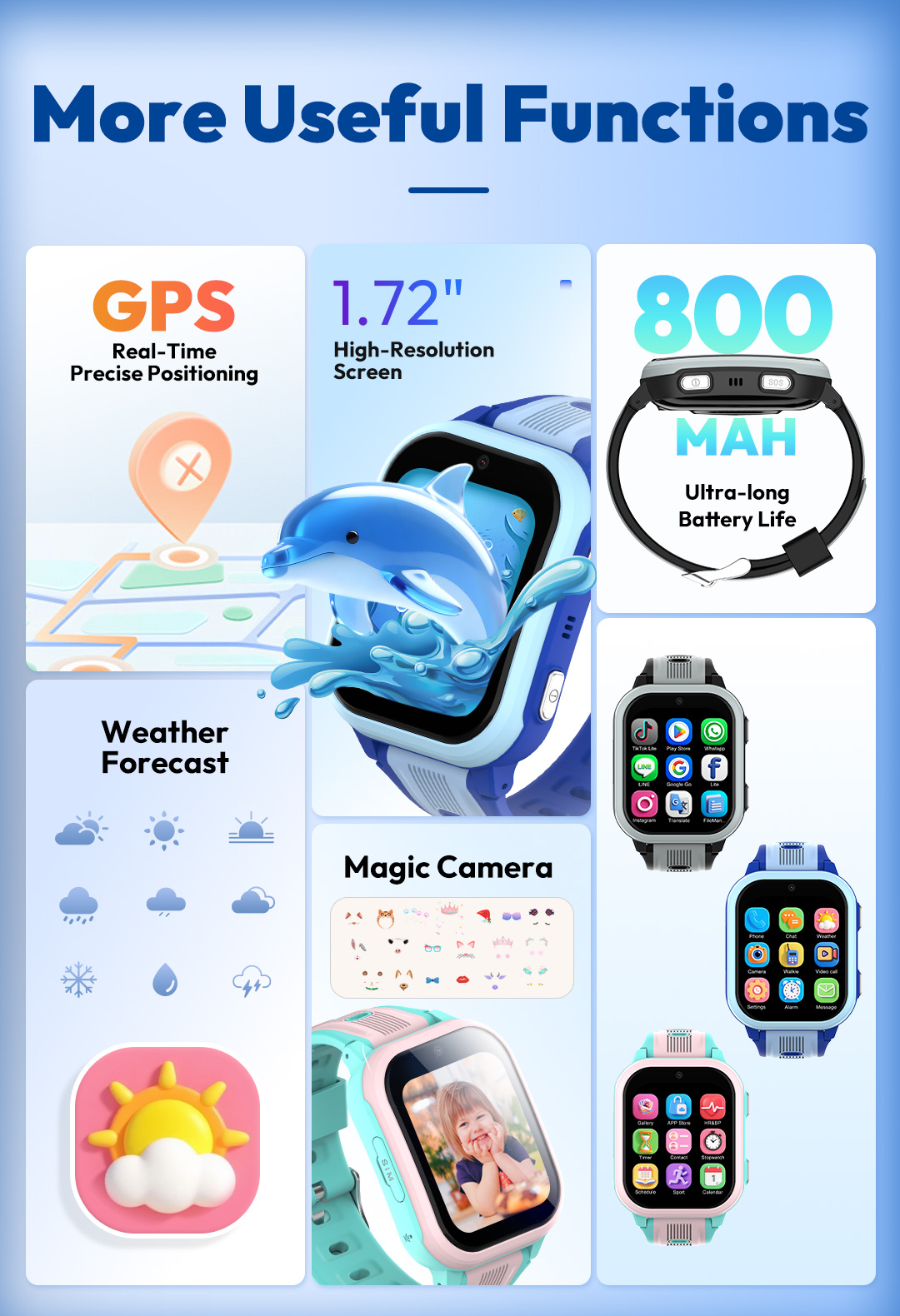 KT41 Smart Watch - 4G Phone Ch - Smartwatch Watches Gift For Girls review and price