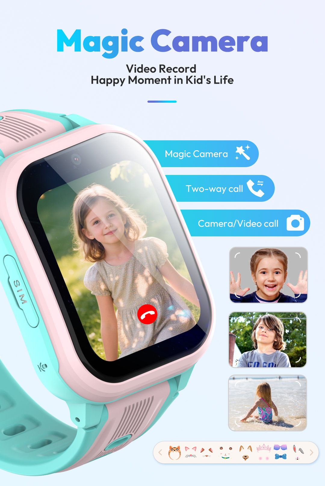 KT41 Smart Watch - 4G Phone Ch - Smartwatch Watches Gift For Girls review and price