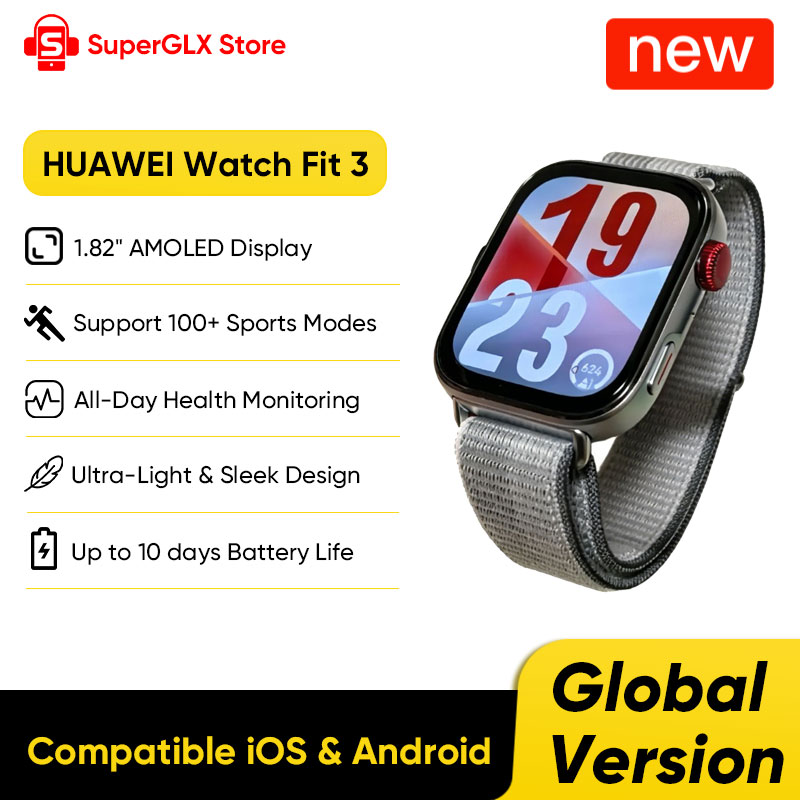 【US Express】HUAWEI Watch Fit 3 - Huawei Smartwatch Watch Fit review and price