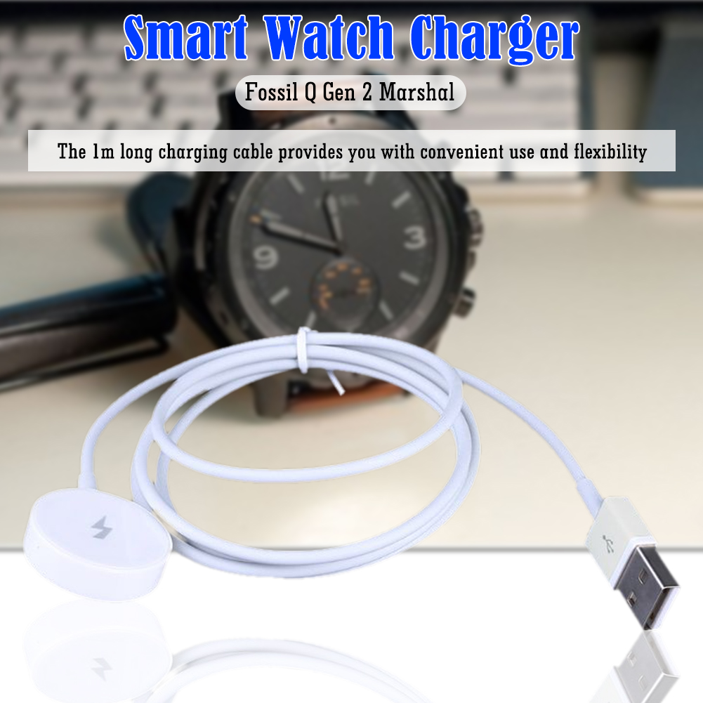 1m Smart Watch Magnetic Charge - Fossil Watches Smartwatch Charger review and price