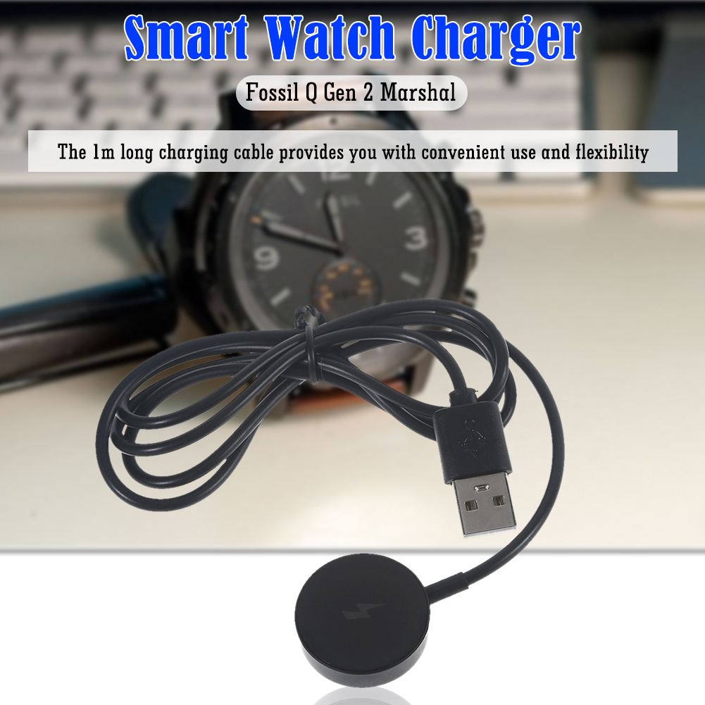 1m Smart Watch Magnetic Charge - Fossil Watches Smartwatch Charger review and price