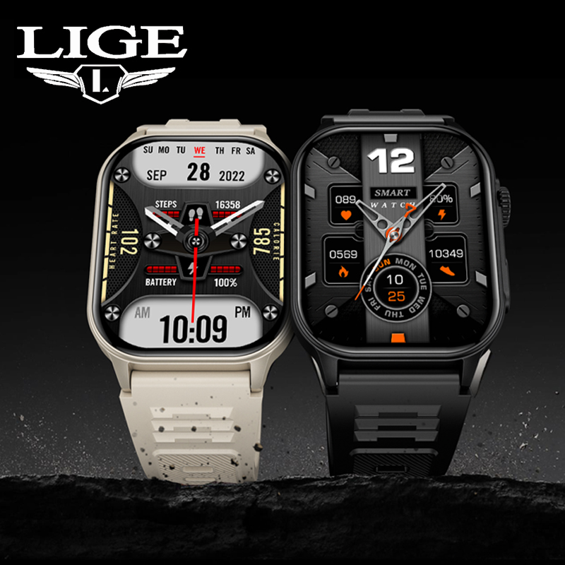 LIGE Smart Watch for Men 3ATM  - Smartwatch Latest Watches For Men review and price