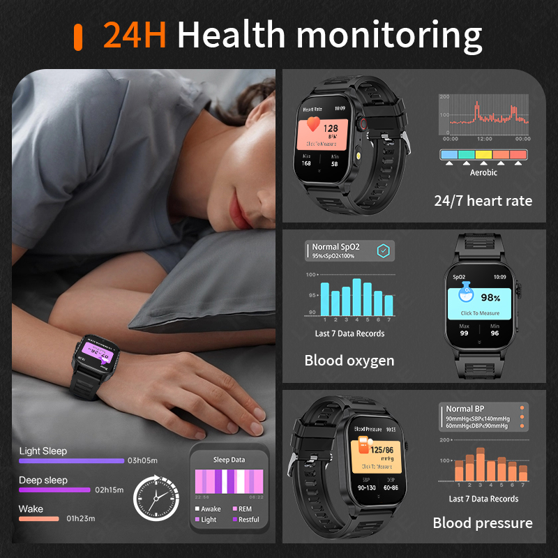 LIGE Smart Watch for Men 3ATM  - Smartwatch Latest Watches For Men review and price
