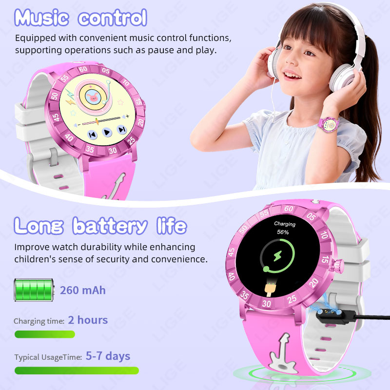 LIGE Kids Smart Watch HRV SOS  - Smartwatch Watches Useful Gift For Boys review and price